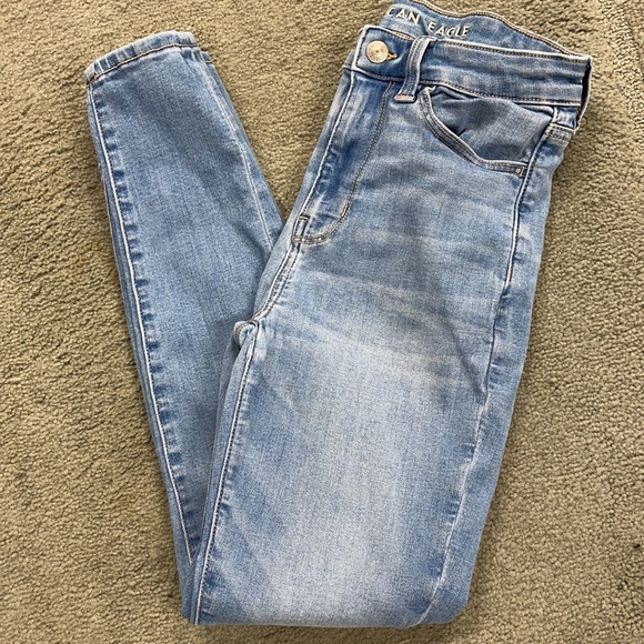 American Eagle Outfitters Next Level Stretch Denim Jeans 4 Short - Picture 3 of 7